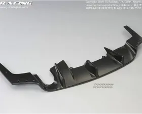 Js Racing FRP Rear Diffuser Honda Civic FD2 Type-R 2006-2011