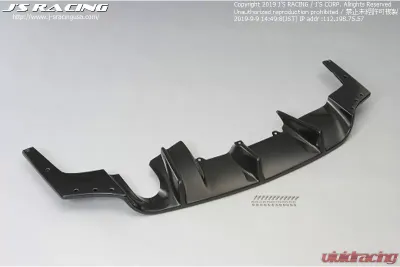 Js Racing FRP Rear Diffuser Honda Civic FD2 Type-R 2006-2011 - RDF-D2-F