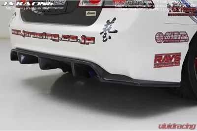 Js Racing FRP Rear Diffuser Honda Civic FD2 Type-R 2006-2011 - RDF-D2-F