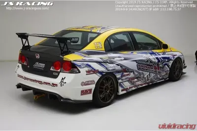 Js Racing FRP Rear Diffuser Honda Civic FD2 Type-R 2006-2011 - RDF-D2-F