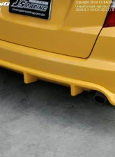 Js Racing Type S FRP Rear Diffuser Honda Fit GE 2009-2010                                     - RDF-F3-F - Image 2