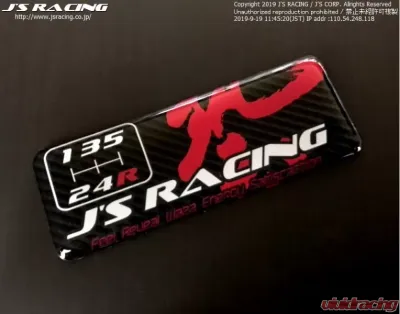 Js Racing 5MT Gear Shifter Pattern Plate - SPP-5MT