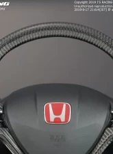 Js Racing Carbon|Leather Sport Steering Wheel Honda Civic|Fit 2006-2013                                     - SSG-02-C - Image 2