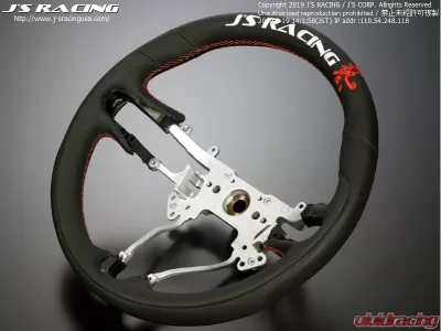 Js Racing Waza Leather Sport Steering Wheel - SSG-03-JSL