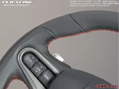 Js Racing Waza Leather Sport Steering Wheel - SSG-03-JSL