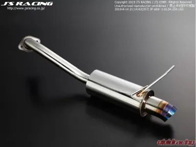 Js Racing R304 50R Plus Stainless Rear Tail Honda Fit GK 2015-2019 - T304-F5-50R