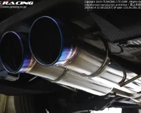 Js Racing C304 SUS 70RS Street Legal Dual Exhaust Plus Honda Civic Type-R FK8 2017-2021