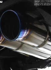 Js Racing C304 SUS 70RS Street Legal Dual Exhaust Plus Honda Civic Type-R FK8 2017-2021                                     - T304W-K8L-70RS - Image 4