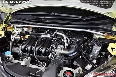 Js Racing Front Aluminum Strut Tower Bar Honda Fit GK 2015-2019 - TB-F5-F