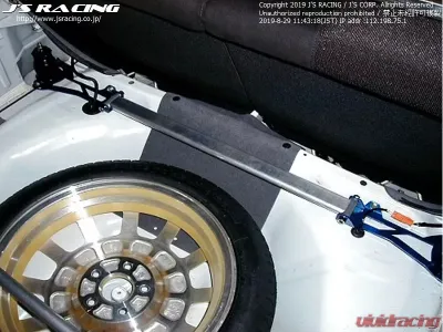 Js Racing Rear Aluminum Tower Bar Honda Civic EP3 2001-2005 - TB-P3-R