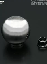 Js Racing Polished Silver Titanium Shift Knob Acura|Honda 1991-2011                                     - TSN-SL - Image 2
