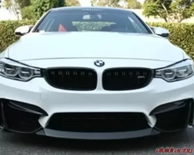 Downforce Carbon Fiber 1x1 Front Center Lip DFR BMW M4 F82 | F83 15-20 - DF-EBC101CP