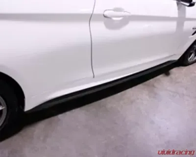 Downforce Carbon Fiber 1x1 Side Skirt Splitters OEM Plus BMW M3 F80 15-19 - DF-EBC200CP