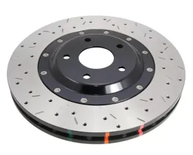 DBA Front Drilled & Slotted 5000 Series 2 Piece Rotor Assembled Black Hat Chevrolet Camaro V8 SS 2010+