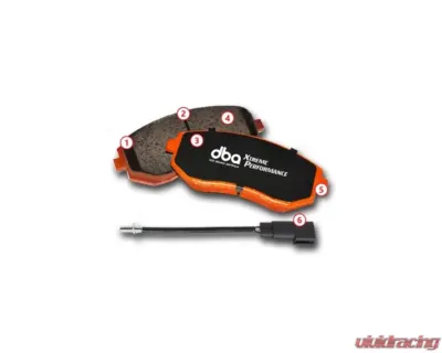 DBA XP650 Front Brake Pads Dodge Magnum SRT8 06-07 | Challenger SRT8 06-09 - DB2259XP