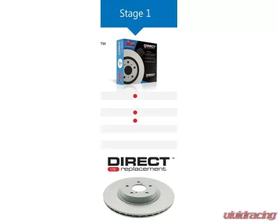 DBA Rear T2 Slotted Street Series Rotor Acura Integra Type R 97-01 - 475S