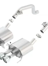 Borla Exhaust Axle-Back System S-Type for 2014-2019 Chevrolet Corvette C7, T-304 Stainless Steel                                     - 11880 - Image 2