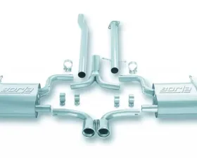 Borla Touring Catback Exhaust System Mini Cooper 2002-2003 1.6L 4-Cyl