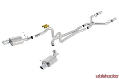 Borla S-Type Catback Exhaust System Ford 5.0L V8 - 140370