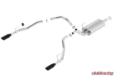 Borla Ram 1500 2009-2018 Cat-Back Exhaust System Touring - 140553BC