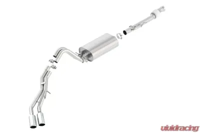 Borla Touring Catback Exhaust System GMC Yukon XL 2015-2019 5.3L V8 - 140569