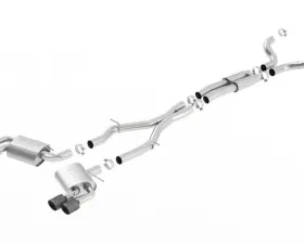 Borla 2016-2023 Chevrolet Camaro SS 3 in. With Dual Tips Cat-Back Exhaust System S-Type