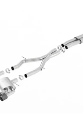 Borla 2016-2023 Chevrolet Camaro SS 3 in. With Dual Tips Cat-Back Exhaust System ATAK                                     - 140688CF - Image 2