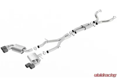 Borla 2016-2023 Chevrolet Camaro SS 3 in. With Dual Tips Cat-Back Exhaust System ATAK - 140688CF