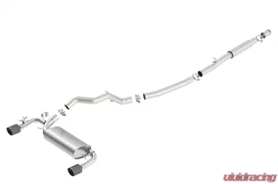 Borla 2016-2018 Ford Focus RS Cat-Back Exhaust System S-Type - 140702CFBA