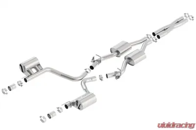 Borla S-Type Stainless Steel Cat Back Exhaust System Dodge Challenger R/T 2016-2018 - 140713