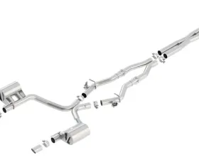 Borla ATAK Stainless Steel Cat Back Exhaust System with Valve Simulators Dodge Charger 17-18 | Chrysler 300C 2017-2021