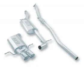 Borla S-Type Catback Exhaust System Audi 80 1988 1.8L 4-Cyl Manual
