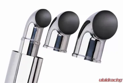 Borla TIP 4in, 4inX7in S RD TD/TO 4in inlet 4in outlet x 7in Turndown/Turnout. - 20146
