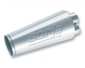 Borla XR-1 Multi-Core Racing Muffler Shorty Collector Quad 2.375in Inlet/ 4.5in Outlet 6.75in Round x 14in Long Body