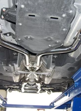 Invidia Gemini Rolled Titanium Burnt Tips Catback Exhaust Infiniti Q50 RWD 2014-2015                                     - HS14IQ5GID - Image 2