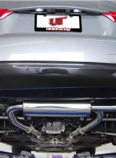 Invidia Gemini Rolled Titanium Burnt Tips Catback Exhaust Infiniti Q50 RWD 2014-2015                                     - HS14IQ5GID - Image 7