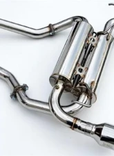 Invidia Gemini Stainless Steel Polished Tips Catback Exhaust Infiniti Q50 RWD 2014-2015                                     - HS14IQ5GIS - Image 3