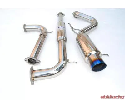 Invidia N1 Catback Exhaust w/ Single Titanium Tip Mitsubishi Eclipse 2000-2005 - HS00ME1GTT