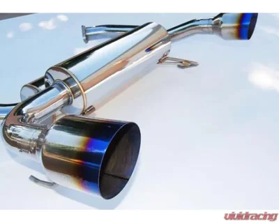 Invidia Gemini Catback Exhaust Single Layer Titanium Tips Nissan 370Z 2009-2014 - HS09N7ZGIT