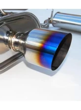 Invidia Q300 Catback Exhaust w/ Dual Titanium Tips Honda S2000 2000-2009                                     - HS00HS1G2T - Image 3