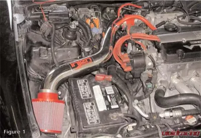 Injen Black IS Short Ram Cold Air Intake System Honda Prelude SI VTEC L4-2.2L | SI L4-2.3L 1992-1996 - IS1700BLK