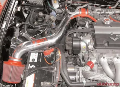Injen Black IS Short Ram Cold Air Intake System Honda Prelude L4-2.2L 1997-2001 - IS1720BLK