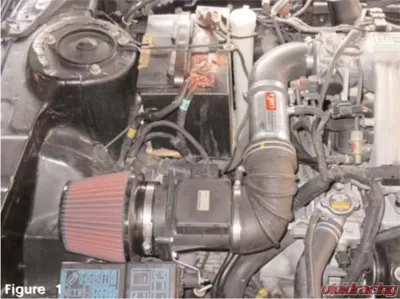 Injen Black IS Short Ram Cold Air Intake System Mitsubishi 3000GT 3.0L V6 1991-1999 - IS1820BLK