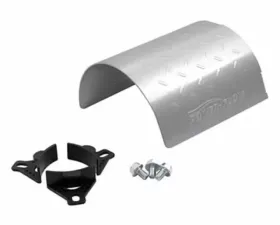 Injen Universal Diamond Plate Heat Shield Fits most 3in to 3.5in Air Filters
