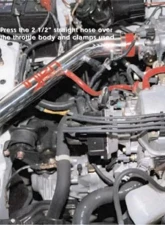 Injen RD Cold Air Intake System for 1996-1998 Honda Civic EX/EL/HX L4-1.6L, Aluminum Finish                                     - RD1550P - Image 2