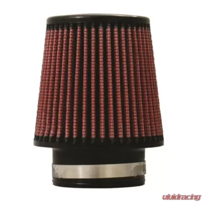 Injen Technology 8-Layer Oiled Cotton Gauze Air Filter 3.00" Flange ID, 5" Base / 5" Media Height / 4" Top - X-1017-BR