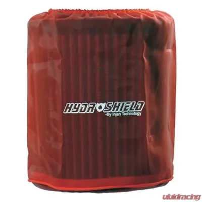 Injen Hydroshield - Red 6" Base x 6.875" Tall x 5.5" Top - 1037RED