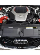 Injen SP Short Ram Cold Air Intake System Wrinkle Red for Audi S4/S5 V6-3.0L Turbo 2018-2023                                     - SES3082ICPWR - Image 4