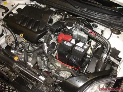 Injen SP Cold Air Intake System for 2007-2012 Nissan Sentra L4-2.0L, Aluminum, Black - SP1969BLK