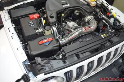 Injen Polished PF Cold Air Intake System w/ Rotomolded Air Filter Housing Jeep Wrangler JL | Gladiator JT V6-3.6L 2018-2023 - PF5005P